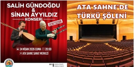 Usta sanatçılar Ata Sahne’de Halk Müziği Resitali Verecek